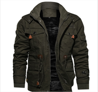 2022 nouveaux hommes hiver polaire vestes chaud à capuche manteau épais vêtements d'extérieur mâle militaire veste hommes marque vêtements