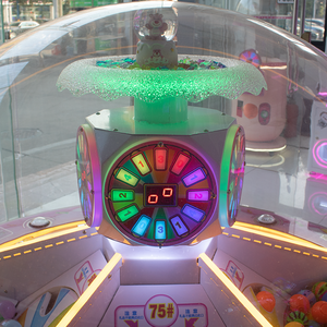 Máquina de grúa de garras para interiores, máquina de grúa de garras operada con monedas para centros comerciales, versión española, máquina de grúa de garras de plástico para niños con dulces - Product Image 5