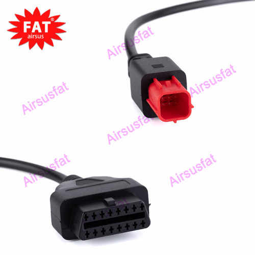 6 Pin OBD2 Adapter Cable Fit for Guzzi Kawasaki Suzuki Yamaha Piaggio ...