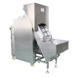 500kg par heure peau d'oignon enlevant la machine épluchage d'oignon de haute performance et découpeuse de racine - Product Image 2