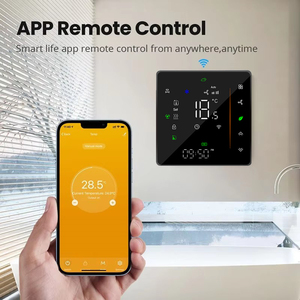 3h2c wifi thông minh kỹ thuật số nhiệt HVAC cuộn dây Quạt ABS vật liệu thiết kế hiện đại phòng khách sạn điều hòa không khí sàn hệ thống sưởi ấm - Product Image 2