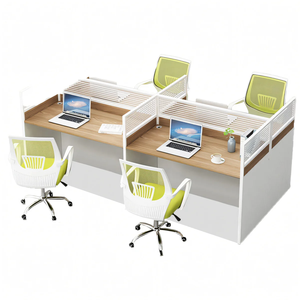 KALN Bureau Bureau Poste de travail cubique Mobilier moderne et élégant pour la maison, l'école, l'hôtel 2 4 6 8 Personnel Table de travail - Product Image 3
