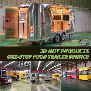 2025 Custom Big <b>Mobile</b> Food Vending Trailer Ice Cream Fruit Carts for Sale Fruit Vegetables in Market Place Spain - Product Image 2