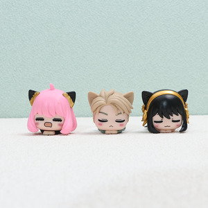 Set de 6 Figuras de Anime de PVC de <span class=keywords><strong>Anya</strong></span> Yor en Posición de Dormir, Estilo <span class=keywords><strong>Manga</strong></span> Japonés - Product Image 2