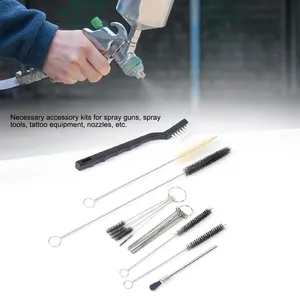 21Pcs /<b>Set</b> Airbrush <b>Spray</b> Gun Nozzle Cleaning Repair Tool Kit Hardware Accessory Hand Tool Needle Brush <b>Set</b> for <b>Spray</b> Tools - Product Image 5