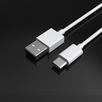 Lot en gros de câbles USB Micro USB 2.4A à charge rapide et transfert de données, en ABS blanc, pour iPhone 16, 15, 14