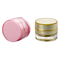Phnom Penh crème cosmétique acrylique pot en plastique produits de soins de la peau récipient d'emballage en stock 10g