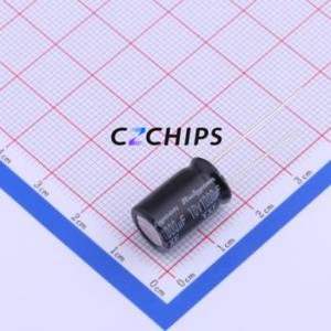 Condensador Electrolítico de Aluminio de Orificio Pasante 10YXF1000MFFC10X16, D10xL16mm 1000uF 20% 10V 770mA-100kHz - Product Image 1