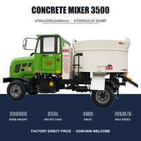Bétonnière auto-chargeante 8x4 à tambour rotatif pour projets agricoles - Prix usine