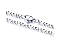 Chaîne décorative de maillon de chaîne pour collier de boîte moderne