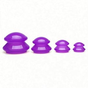 Kit de ventouses professionnel en silicone Usa Mairun avec fonction musicale et chauffante, 4 ventouses pour massage des pieds et du corps, thérapie myofasciale - Product Image 4
