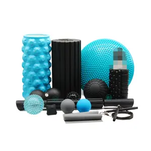 Private Label customized logo Muscle Yoga Roller Back Roll Foam Roller Set EVA