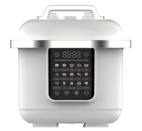 Nouvelle Cocotte-minute électrique multifonction 6QT à chauffage instantané, en acier inoxydable, pour cuisson du riz et cuisson sous pression 6