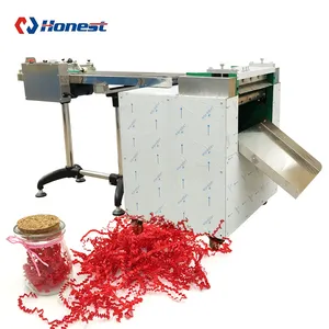 Colorful Paper Cutter Machine For Gift Box Packaging Crinkle Paper Filler Mini Zig Zag Paper Making Machine