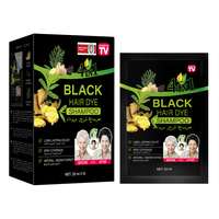 Champú Tinte para el Cabello PLOG, Sobres de 20ml, 4 en 1, Coloración Instantánea, Sin Amoníaco, Cubre Canas, OEM, Marca Privada, Venta al Por Mayor
