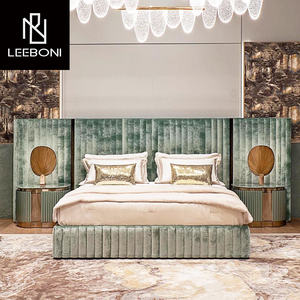 Ensemble <span class=keywords><strong>de</strong></span> meubles <span class=keywords><strong>de</strong></span> chambre à coucher <span class=keywords><strong>de</strong></span> luxe moderne <span class=keywords><strong>de</strong></span> conception italienne sur mesure au prix d'usine, <span class=keywords><strong>lit</strong></span> <span class=keywords><strong>de</strong></span> chambre rembourré <span class=keywords><strong>avec</strong></span> tête <span class=keywords><strong>de</strong></span> <span class=keywords><strong>lit</strong></span> - Product Image 6
