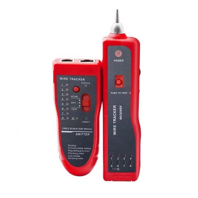 Network Wiretracker Lan Cable Tester and Rj45 Rj11 Battery Poe Kit Ethernet Kits Wire Tracker Tracer Line Finder