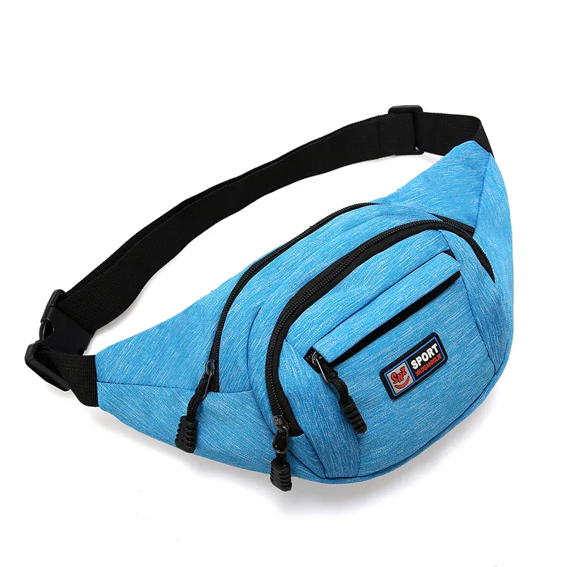 Outdoor Waist Bag Men Ladies Customize Logo Designer Sports Waterproof Wholesale Custom Belt Black Fanny Pack