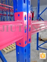 Étagère à palettes sélective en acier personnalisable pour usines de fabrication, capacité de 1000 à 5000 kg par niveau, revêtement en poudre, système de verrouillage de sécurité à goupilles