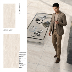 Wholesale Lahn Crema 600x1200mm High Glossy Porcelain Ceramic Floor Tiles - Product Image 6