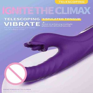 Vibrador de Punto G JT con Anillo Deslizante y Simulación de Lengua, 10 Frecuencias, Recargable por USB, Impermeable, para Mujeres y Parejas - Product Image 4