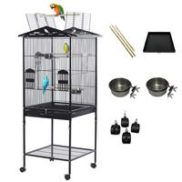 Cage à oiseaux de la série Ornementale pour perroquets, structure métallique robuste, sélection professionnelle, pour usage intérieur, achat en gros