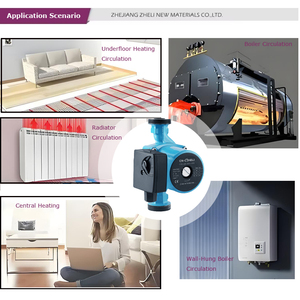 Pompe à eau électrique ZHELI pour la maison avec système de chauffage, pompe de chauffage pour alimentation en eau chaude, pompes de circulation d'eau chaude, <span class=keywords><strong>surpresseur</strong></span> - Product Image 5