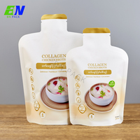Sac en plastique à gousset à fermeture éclair de forme personnalisée pour bouillon d'os pochette à cornue adaptée au micro-ondes fermeture à glissière emballage d'aliment pour animaux de compagnie en sucre