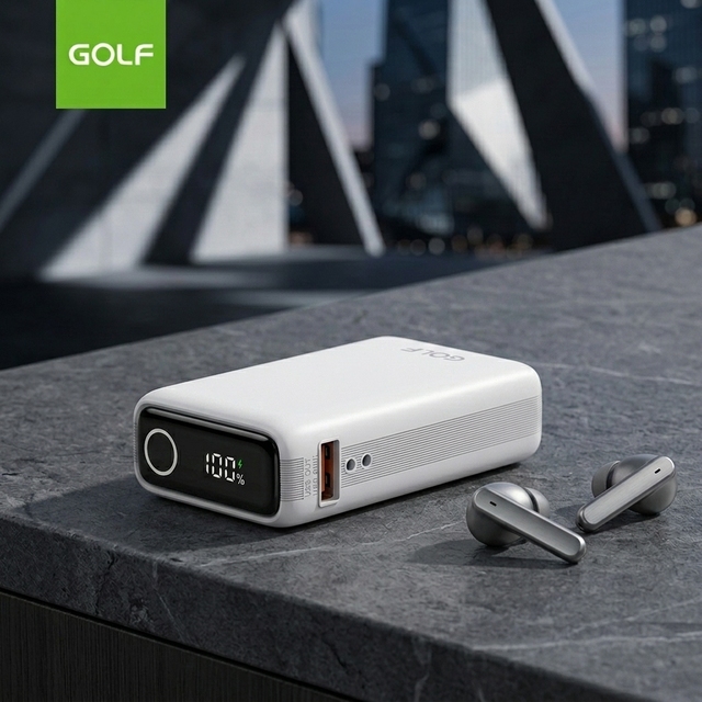 Built in Cable Wholesale Price Power Banks LCD Digital Display Customized Mini Portable Fast Charging 20W 10000mAh Power Bank