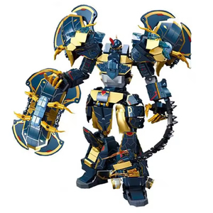 <span class=keywords><strong>Sluban</strong></span> Robot modèle bloc de construction blindé voiture pistolet bricolage MOC Machine jouet créatif brique Mecha Sembo bloc ensemble Lele frère plastiques - Product Image 1