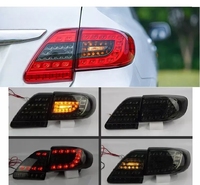YBJ accesorios de coche luz trasera para Corolla Altis 2011-2013 LED DRL señal freno marcha atrás luz trasera