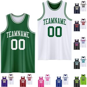 Conjunto de Uniforme de Baloncesto Personalizado Reversible para Hombre, Camiseta sin Mangas de Doble Cara, Pantalones Cortos, Uniforme de Equipo, Absorbe la Humedad, Sublimado, 320g - Product Image 3