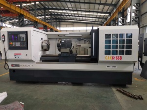 Cak6166 độ chính xác cao ngang máy tiện <span class=keywords><strong>CNC</strong></span> giường phẳng và công cụ cắt kim loại cho độ chính xác biến GSK fanuc Siemens - Product Image 2