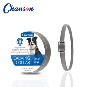 <span class=keywords><strong>Collar</strong></span> Calmante de Aceites Esenciales Naturales Ajustable de Lujo para Perros y Gatos, Material de Goma y Poliéster con Patrón Sólido Suave - Product Image 2