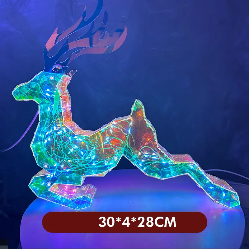 Wholesale Christmas Party Decors Deer led Reindeer Christmas Tree Decoration