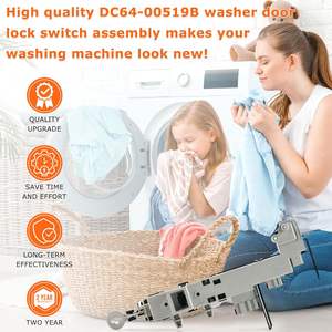 8182634 461970200692 interrupteur de verrouillage de <span class=keywords><strong>porte</strong></span> de rondelle OEM adapté pour <span class=keywords><strong>laveuse</strong></span> Kenmore Whirlpool <span class=keywords><strong>Samsung</strong></span> - Product Image 2