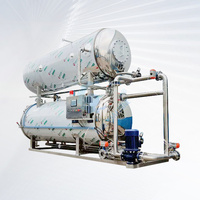 Autoclave industriel Machine 500L Sachet Stérilisation Alimentaire Processus Lait Pain Viande Sauce Paquet Ligne de cornue