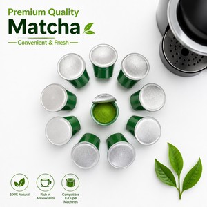 ผงมัทฉะแท้สำหรับพิธีชงชา ใช้ได้กับเครื่องชงกาแฟ Keurig หลากหลายรสชาติ รองรับการออกแบบแบรนด์ตามสั่ง ขายส่งจำนวนมาก - Product Image 4