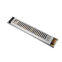 Transformateur d'éclairage ultra-mince, alimentation à découpage LED, boîtier en aluminium, simple sortie DC12V 24V 5A 10A 20A 30A 60W 100W 150W 200W 300W