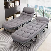 Lit pliant, chaise inclinable de plage, lit simple, lit simple multifonctionnel, chaise inclinable, vente en gros d'usine