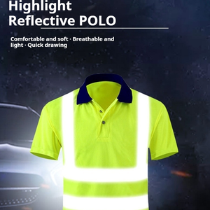 Biểu Tượng Tùy Chỉnh Dài Tay Áo Nhanh Chóng Khô Giao Thông Đường Phản Quang An Toàn Làm Việc Bảo Hộ Lao Động Công Nghiệp Khai Thác Mỏ Xây Dựng Polo <span class=keywords><strong>Hi</strong></span> <span class=keywords><strong>VIS</strong></span> Áo Sơ Mi - Product Image 4