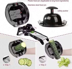 Kitchen Accessories Stainless Steel <b>Vegetable</b> Cutter <b>Chopper</b> Protective Kitchen Mandoline Slicer <b>for</b> Easy Fruit <b>Vegetable</b> - Product Image 5