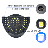 Lampe à LED UV X25 380W pour le séchage des ongles, lampes de séchage puissantes pour salon, pour tous les gels, équipement professionnel pour les ongles