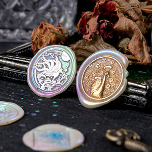 Glitter Coloring Cream Sealing Wax Paste 8.9g Round Decorative Powder For Journal Decoration - Product Image 4