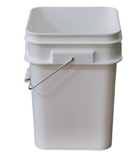 12.5 Liter Plastic Square Bucket For Food Storage