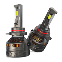 Ampoule de phare LED 9012, sans erreur CANBUS, sans scintillement, design compact, éclairage avant pour Honda Civic Hatchback EX 2021