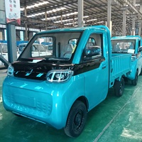 Prix d'usine Mini véhicule utilitaire électrique Quadricycle électrique Moteur 2200W Autonomie 100km Pick-up électrique à quatre roues