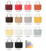 Sac de plage grand format en EVA durable 10,8x8,6x2,95 pouces, avec logo personnalisé, imperméable, sac à main tendance pour femme, vente directe usine