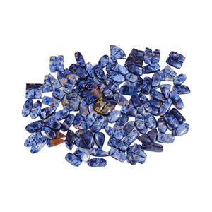 ควอตซ์สีน้ำเงินธรรมชาติทรงกลม คุณภาพดี หินพลอยหลวม เหมาะสำหรับการฝังเครื่องประดับระดับมืออาชีพและการทำงานฝีมือ - Product Image 2