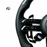Volant en fibre de carbone mate personnalisé de qualité supérieure, compatible avec les assemblages Mercedes-Benz W223 W204 W205 809 AMG Classe E